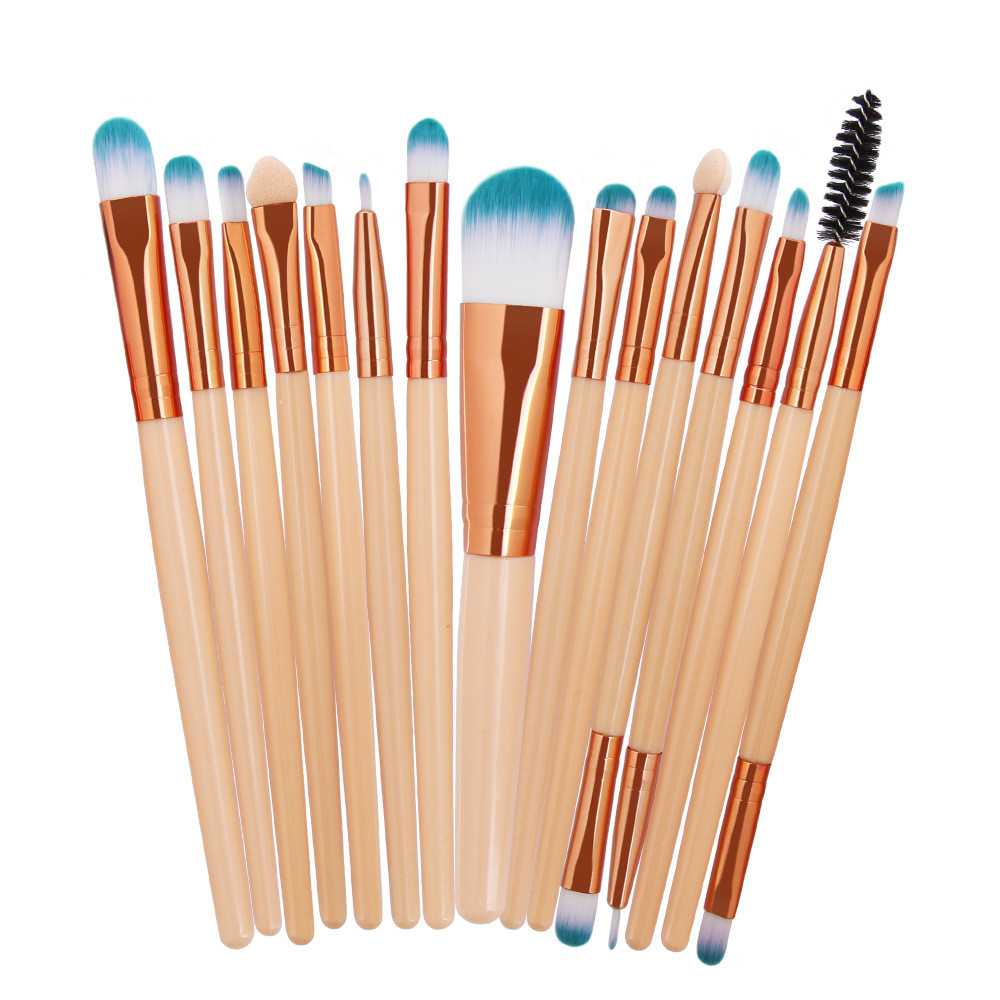 15-Piece Professional Makeup Brush Set