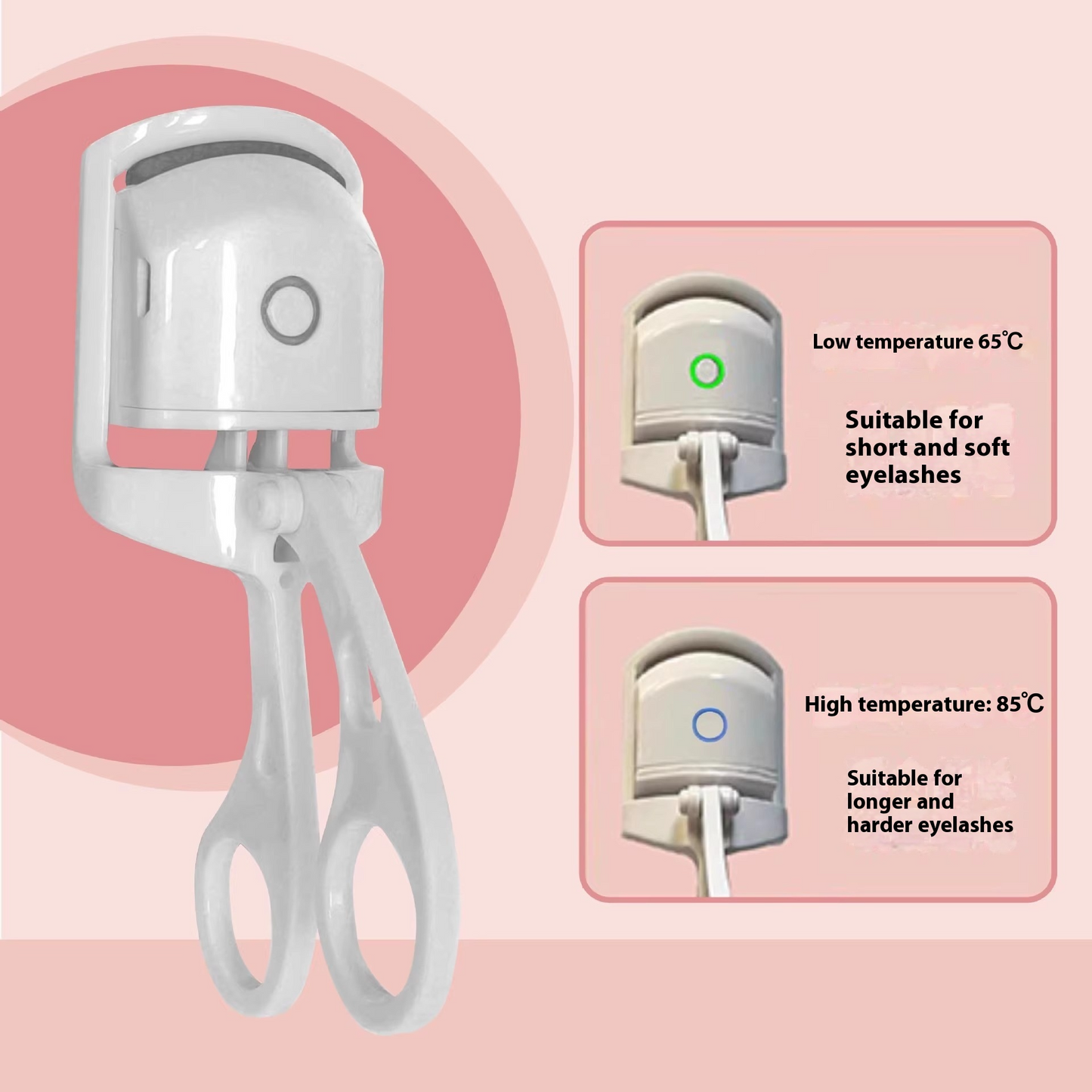 Heated Electric Eyelash Curler – USB Rechargeable