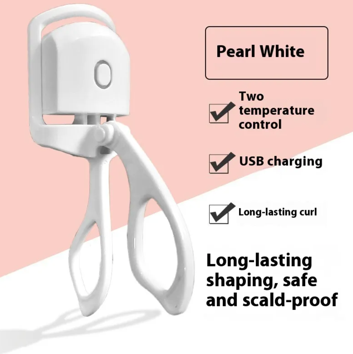 Heated Electric Eyelash Curler – USB Rechargeable
