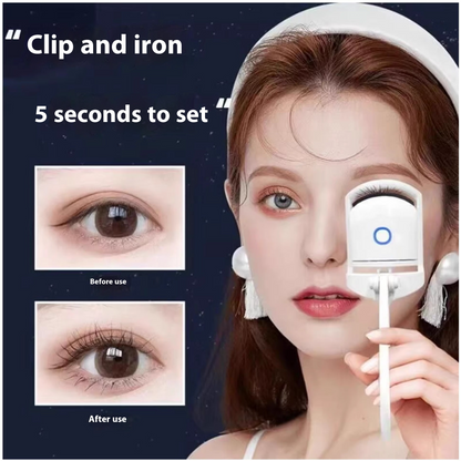 Heated Electric Eyelash Curler – USB Rechargeable