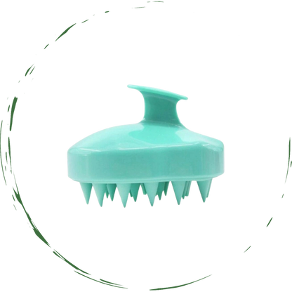 Silicone Scalp Massager Brush for Hair Growth & Deep Cleansing