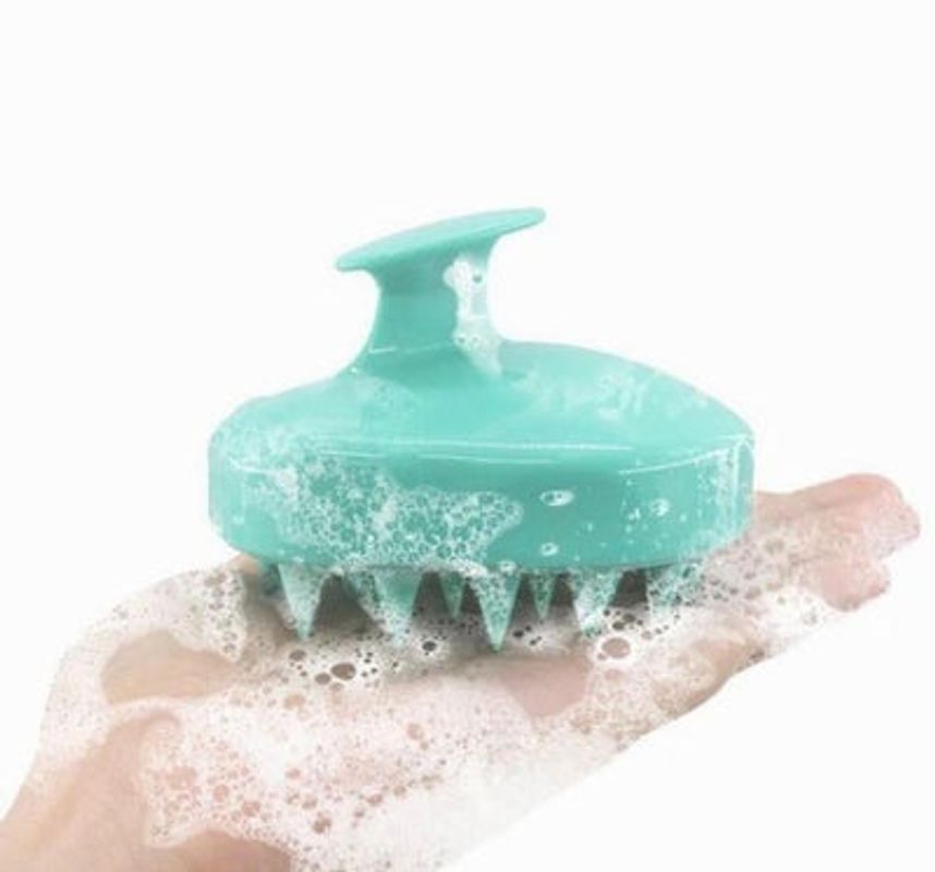 Silicone Scalp Massager Brush for Hair Growth & Deep Cleansing