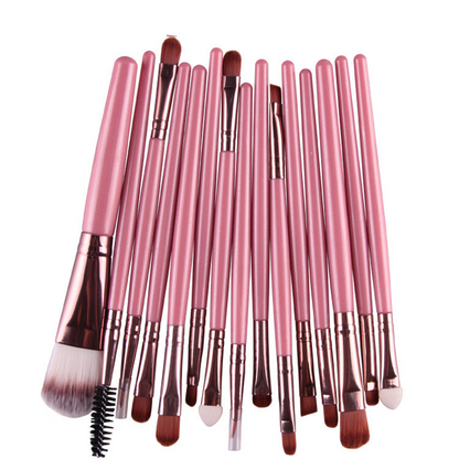 15-Piece Professional Makeup Brush Set