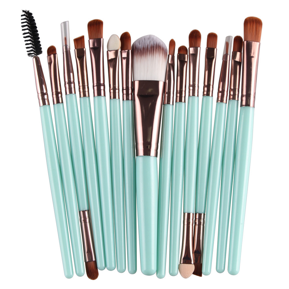 15-Piece Professional Makeup Brush Set