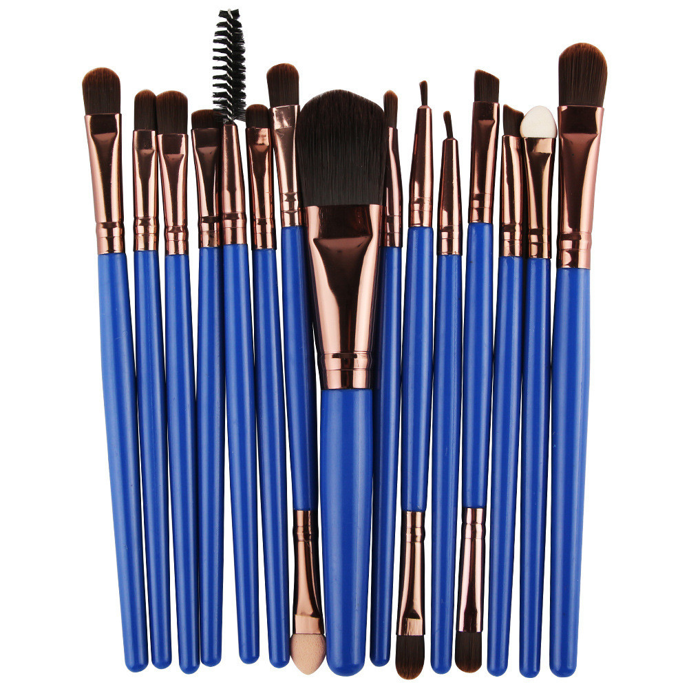 15-Piece Professional Makeup Brush Set