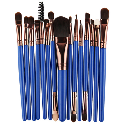 15-Piece Professional Makeup Brush Set