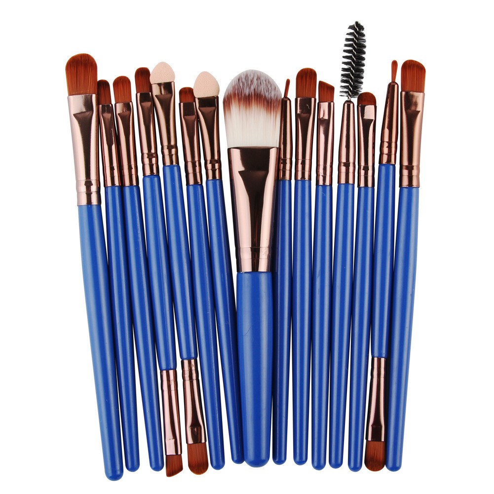 15-Piece Professional Makeup Brush Set