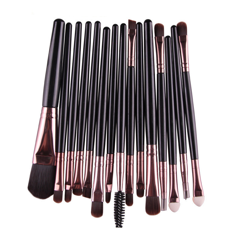 15-Piece Professional Makeup Brush Set