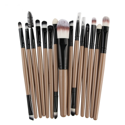15-Piece Professional Makeup Brush Set