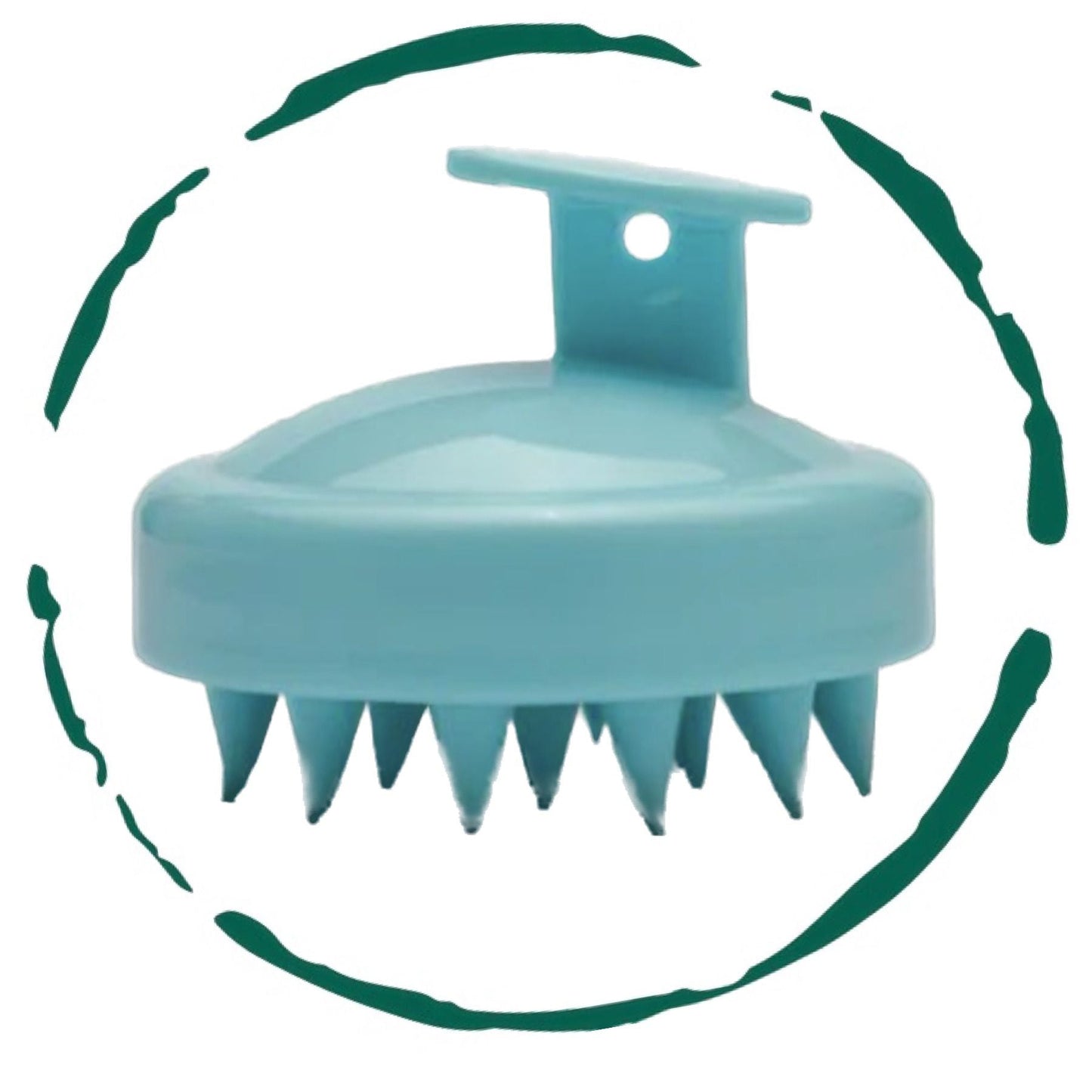 Silicone Scalp Massager Brush for Hair Growth & Deep Cleansing