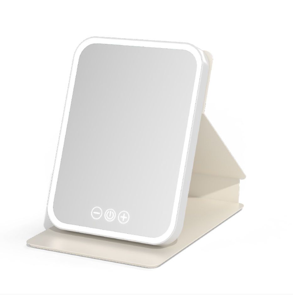 Large LED Makeup Mirror with Adjustable Brightness